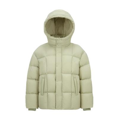 EBAER女童羽绒服2025冬装新款儿童90白鸭绒面包服男童羽绒外套