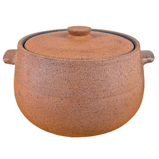 荥经砂锅商用家用燃气灶专用煲汤传统老式无釉无涂层陶土瓦煲炖肉