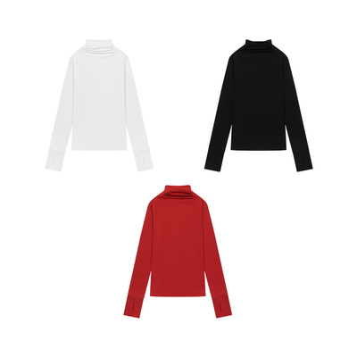 套指堆褶打底衫原创设计