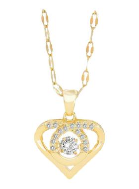 心中有你钛钢项链网红饰品