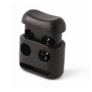 UTX多耐福扣具 PA022 Cord Lock 方形两孔绳扣 可穿织带 DIY配件