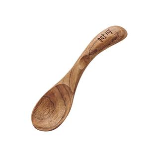 树可黑胡桃木儿童餐勺练习勺家用可爱宝宝吃饭勺子小汤勺汤匙调羹