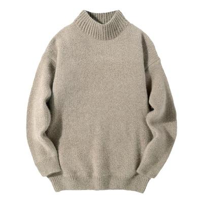 青少年啄木鸟打底半高领毛衣加绒