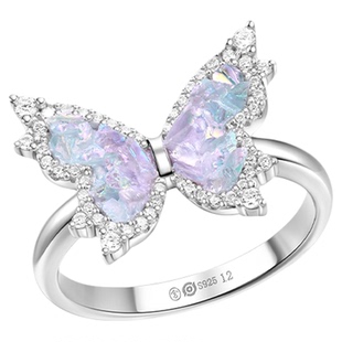 Fanci范琦 宫主×王者荣耀合作款碎冰蝴蝶戒指女原创轻奢小众