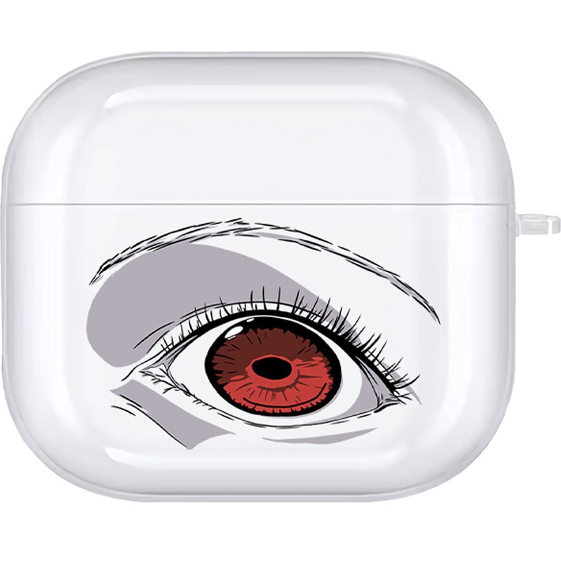 绫波丽之瞳耳机壳TPU透明AirPods