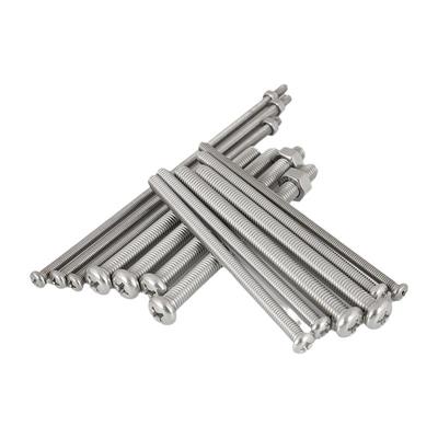 304不锈钢十字圆头m2加长螺丝钉