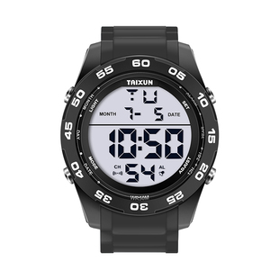 手表男款学生防水防摔夜光多功能数字显示户外运动潮流腕表电子表