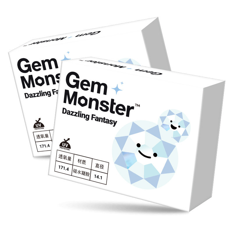 试戴片]明基Gem Monst隐形眼镜