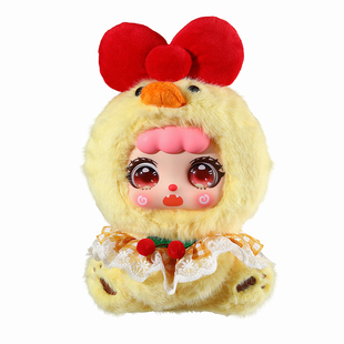 美滋滋鸭毛绒玩偶储蓄罐可存可取网红存钱罐男女孩儿童新年礼物