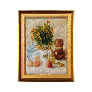 可可的画廊梵高印象派水果静物花卉客厅餐厅背景墙咖啡角装饰挂画