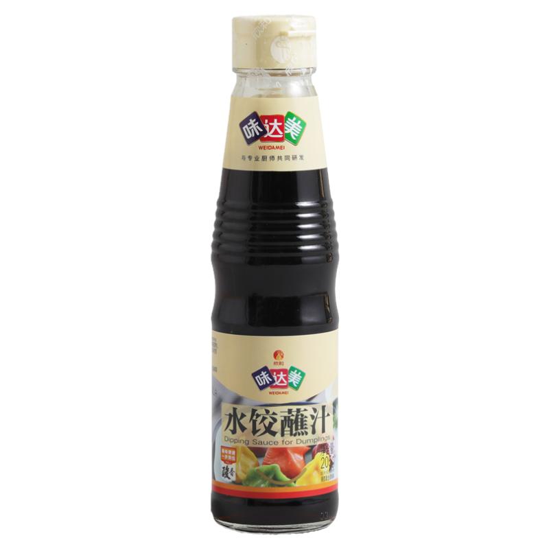 欣和味达美水饺汁凉拌水饺蘸汁205g含苹果汁解腻厨房调料便捷蘸汁