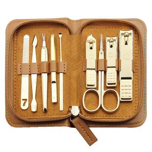 进口韩国777指甲刀套装挖耳勺家用三七防飞溅指甲剪指刀脚指甲钳