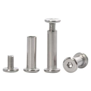 304对锁螺丝螺母倒边内六角子母家具连接夹板对接螺栓M2M3M4-M10