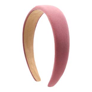 蜜桃甜妹~韩系粉色海绵丝绒发箍女2026新款高级感甜美ins发捆发饰