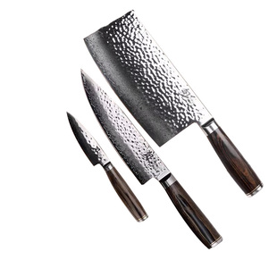 贝印旬刀大马士革中华菜刀厨师刀水果刀厨房套装菜刀家用菜刀