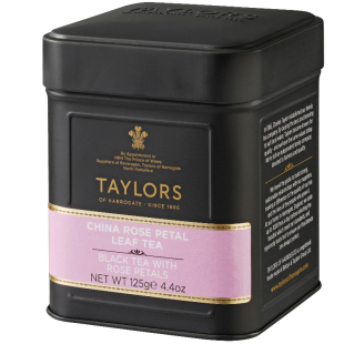 taylors东方玫瑰红茶英国进口泰勒重瓣玫瑰茶叶铁罐装散茶125克