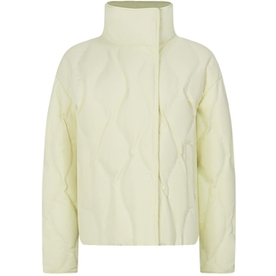 【鹅绒】波司登奥莱女经典商务翻领菱格廓形短羽绒服大码