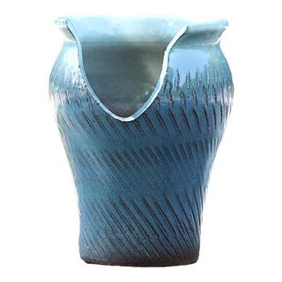 多肉缺口花盆家用中号切口盆悬崖老桩透气创意紫乐陶瓷特价清仓71