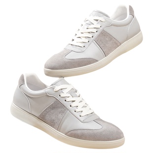 奥康 男鞋春秋新款德训鞋真皮软底软面休闲皮鞋男士运动小白鞋L