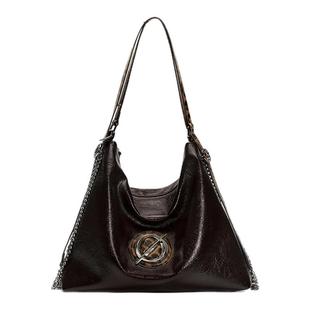 JTB漫游包.秋冬新款通勤百搭hobo包高级豹纹包大容量斜挎托特包女