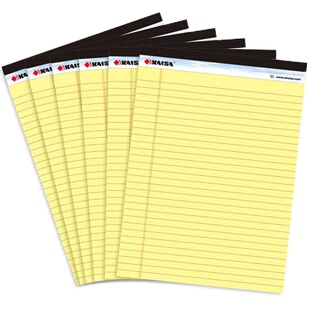 凯萨KAISA legal pad A4美式拍纸本 A4笔记本 钢笔记事本 不阴纸