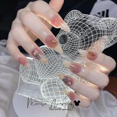 美甲拍照道具网红日系微距镜头三色爱心熊拍摄宣传装 饰背景