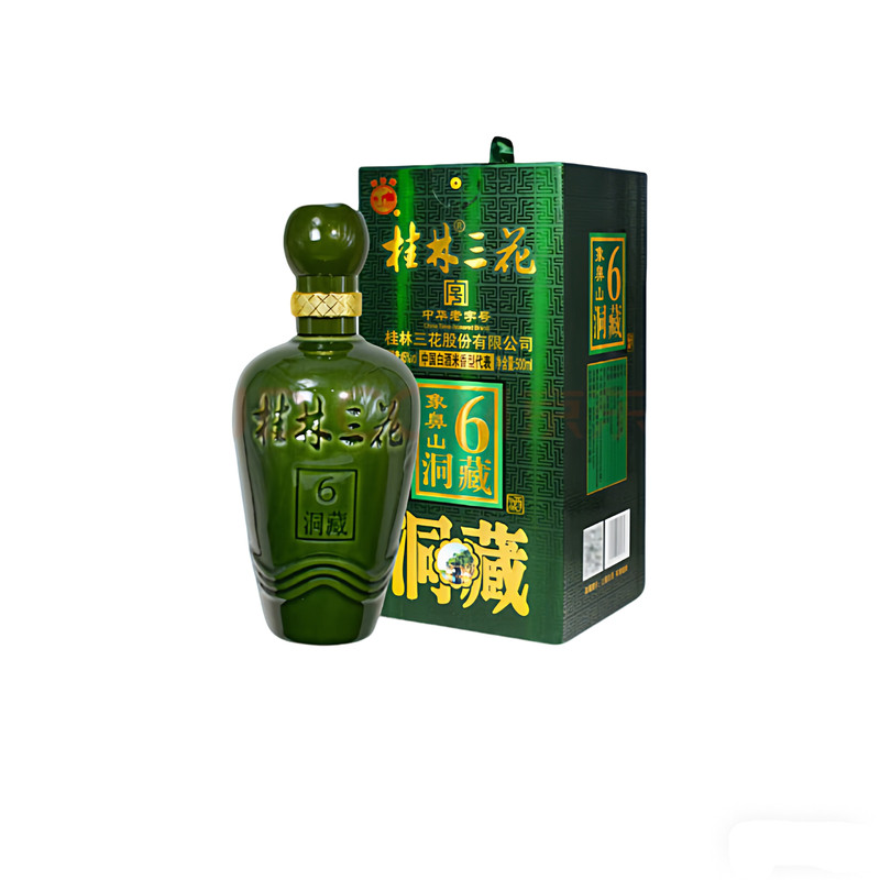 桂林三花酒 洞藏6 礼盒装45度500ml 广西名酒送礼佳品