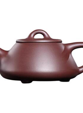 金镶玉宜兴手工紫砂壶单壶原矿老紫泥石瓢西施紫砂茶具泡茶壶家用