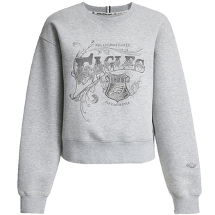 SEASON HIGHNFL联名款费城老鹰队秋冬时尚百搭运动长袖卫衣女装