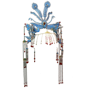 仿红楼梦林黛玉大婚同款凤凰头饰87版古装汉婚饰品汉服婚礼发簪女