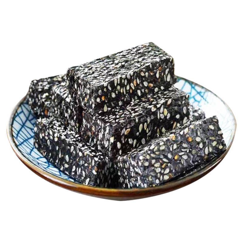 纯黑芝麻软糕老式糕点休闲食品