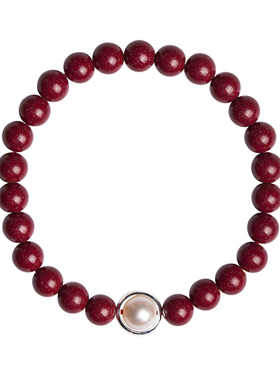 湘西原矿朱砂手链本命年转运珠