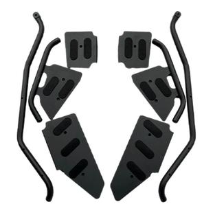 适用无极SR4max350射灯护杠踏板一体式保险杠消声器排气管杠改装