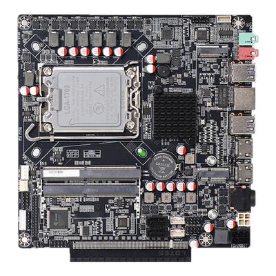 英宇达H610独显PCIE-X16主板ITX办公一体机主板酷睿台式12-14代