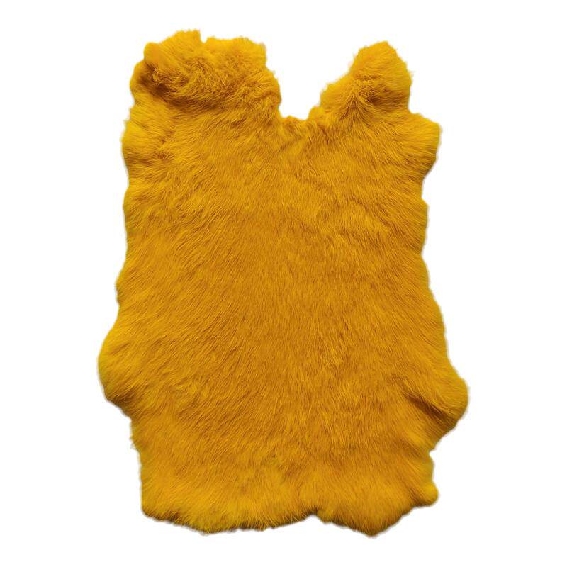 兔皮整张毛皮原料兔毛桌垫狮头用兔毛条皮草外套内胆包包用皮毛料
