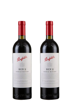 penfolds/奔富 BIN2 750ml*2瓶  干红葡萄酒  澳大利亚原瓶进口