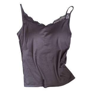 带胸垫吊带背心薄款夏季打底衣无钢圈蕾丝显瘦内衣可外穿单件上衣