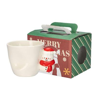 摩登主妇浮雕马克杯圣诞节咖啡杯