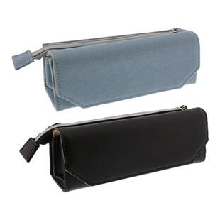 sunstar太阳星文具旗舰店笔袋眼镜盒二合一meganemo创意双层笔袋可放眼镜便携实用拉链磁吸翻盖分类收纳