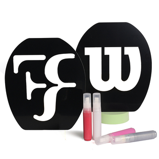 定制网球拍喷涂LOGO模板商标babolat喷漆工具装饰油漆喷绘水彩笔