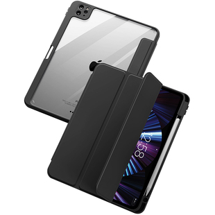 2021iPad保护套ipadpro2020平板电脑带笔槽苹果air4mini6磁吸拆分11英寸12.9全包第5六9代2018款7防弯保护壳