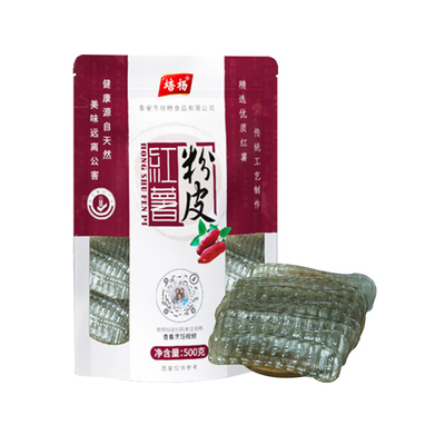 红薯小粉皮山东特产纯手工正宗地瓜长条粉皮凉拌火锅干货食材苕皮