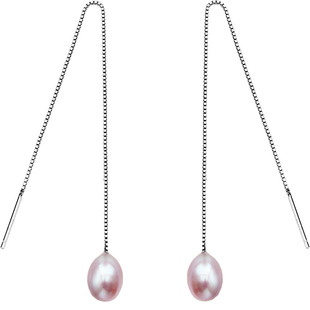 经典显瘦极光水晶珍珠通体925银耳线纯银优雅真多麻蚊香盘耳夹