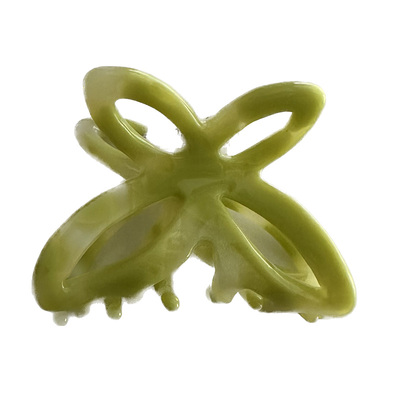 抓夹醋酸甜美浪漫镂空蝴蝶结顶夹