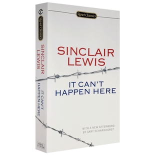 不会发生在这里 It Cant Happen Here 英文原版书 反乌托邦小说 诺贝尔文学奖及普利策奖得主辛克莱刘易斯作品 经典讽刺小说