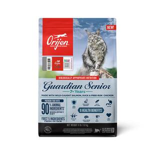 【官方旗舰】Orijen渴望八重守护老年猫粮进口营养全猫粮1.8kg