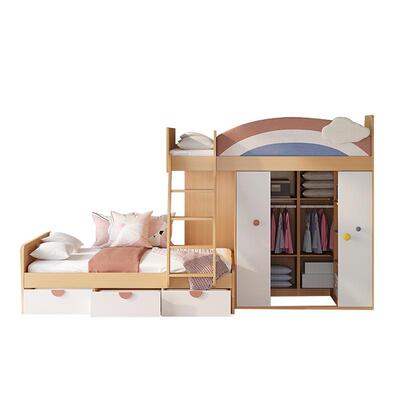 多功能儿童床安兰图衣帽间