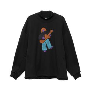 MOVEUP幻走2025冬季新款.FUN系列双层领毛巾绣加绒短款卫衣女