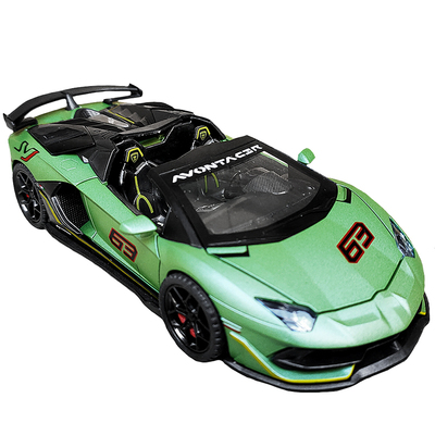 敞篷合金跑车兰博埃文塔多车模型