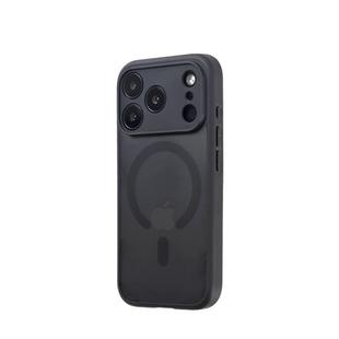 新款适用iPhone17promax手机壳磁吸苹果16pro保护套防摔17air拍照相机键全包磨砂透明14肤感13简约男款高级黑